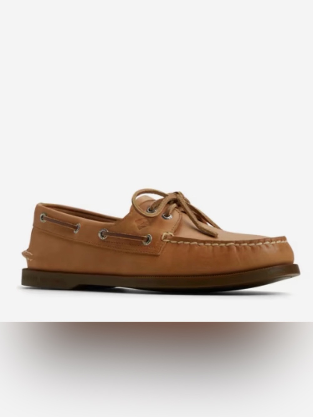 Sperry Brown Leather 2-Eye Boat Shoe